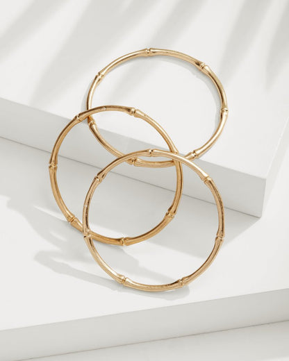 Tommy Bahama | Seaside Bamboo Bangle Set / Gold