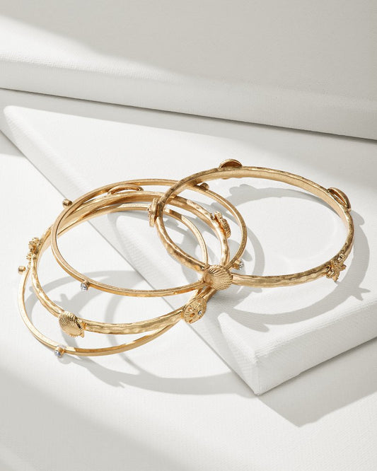 Tommy Bahama | Indigo Bay Sealife Bangle Set / Gold