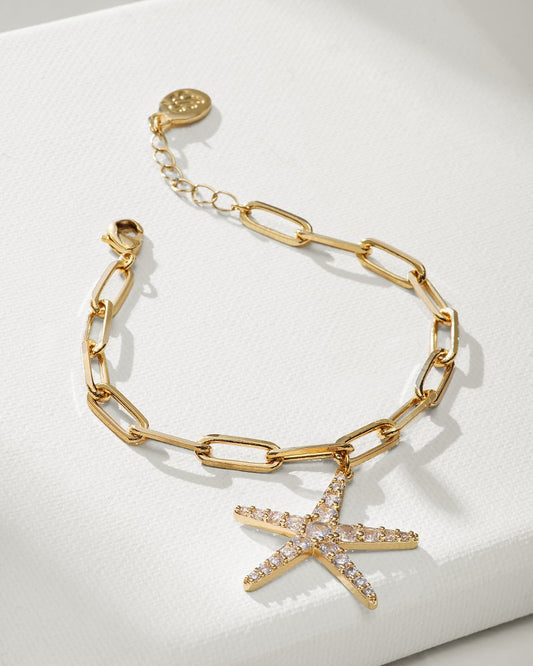 Tommy Bahama | Indigo Bay Starfish Charm Bracelet / Gold