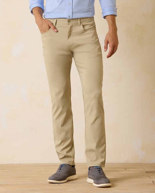 Tommy Bahama | Big & Tall IslandZone® Performance 5-Pocket Pants / Stone Khaki