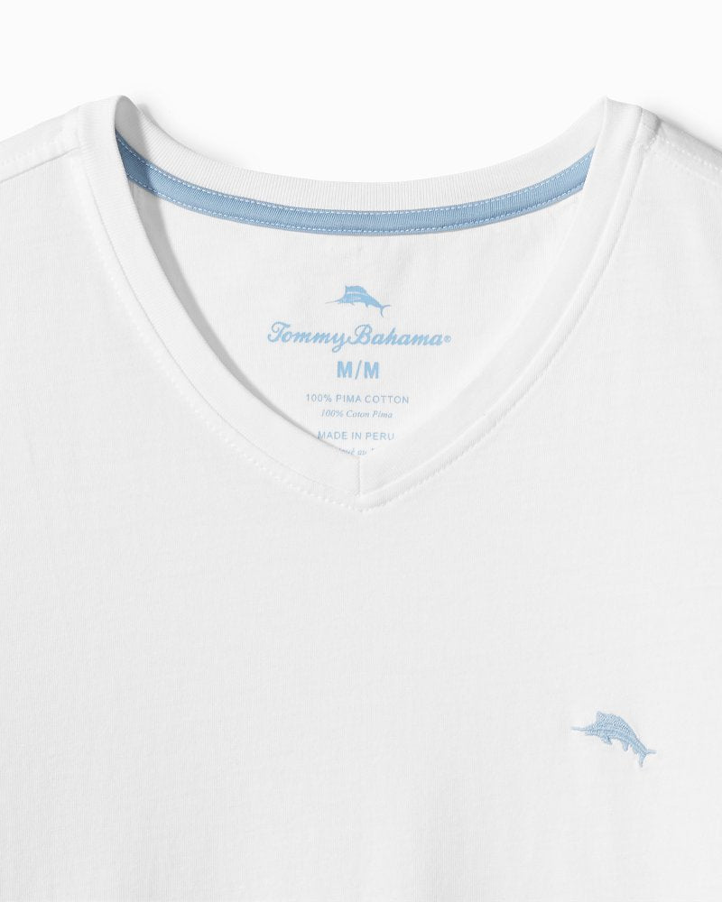 Tommy Bahama | Big & Tall New Bali Skyline V-Neck T-Shirt / White