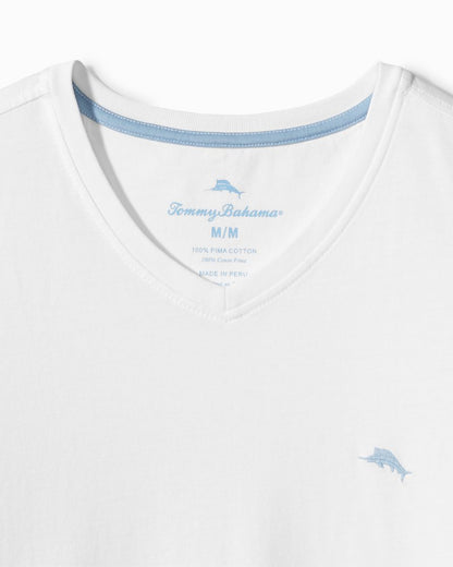 Tommy Bahama | Big & Tall New Bali Skyline V-Neck T-Shirt / White