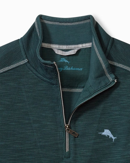 Tommy Bahama | Big & Tall Tobago Bay Half-Zip Sweatshirt / Dark Channel Blue