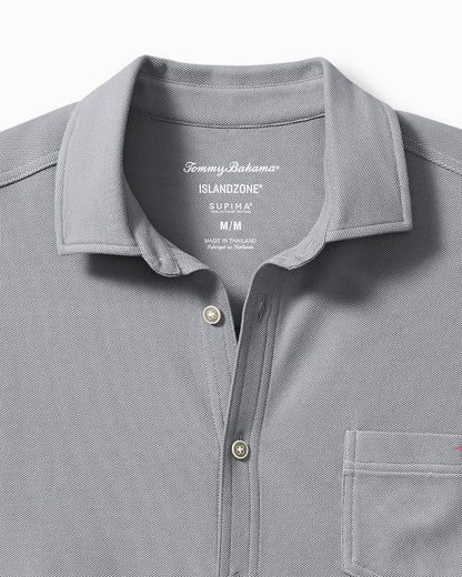 Tommy Bahama | Big & Tall Emfielder IslandZone® Knit Short-Sleeve Shirt / Iced Slate