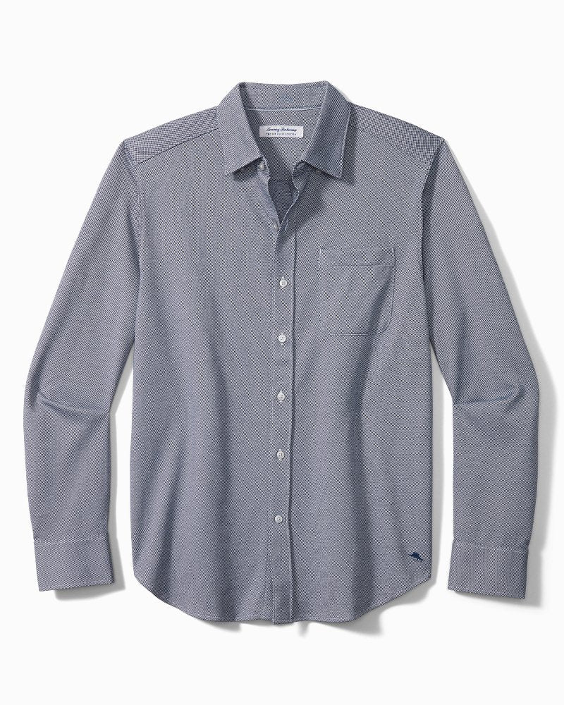 Tommy Bahama | Big & Tall San Lucio Knit Stretch Shirt / Bering Blue