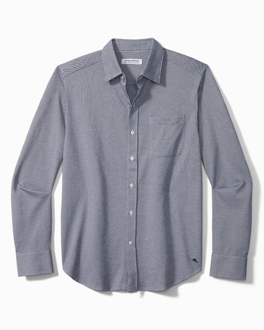 Tommy Bahama | Big & Tall San Lucio Knit Stretch Shirt / Bering Blue