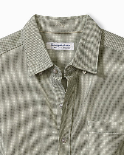 Tommy Bahama | Big & Tall San Lucio Knit Stretch Shirt / Dark Fern