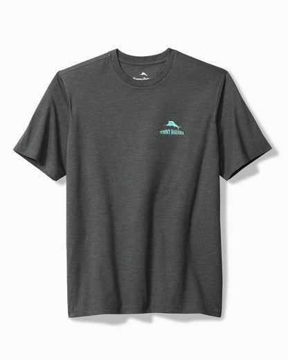 Tommy Bahama | Big & Tall Five Star Hotel Graphic T-Shirt / Coal Heather