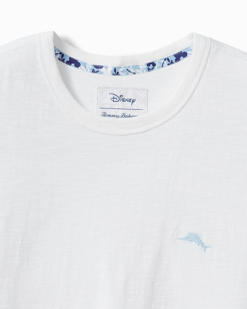 Tommy Bahama | Big & Tall Disney x Tommy Bahama Paradise Bound Short-Sleeve Lux T-Shirt / White