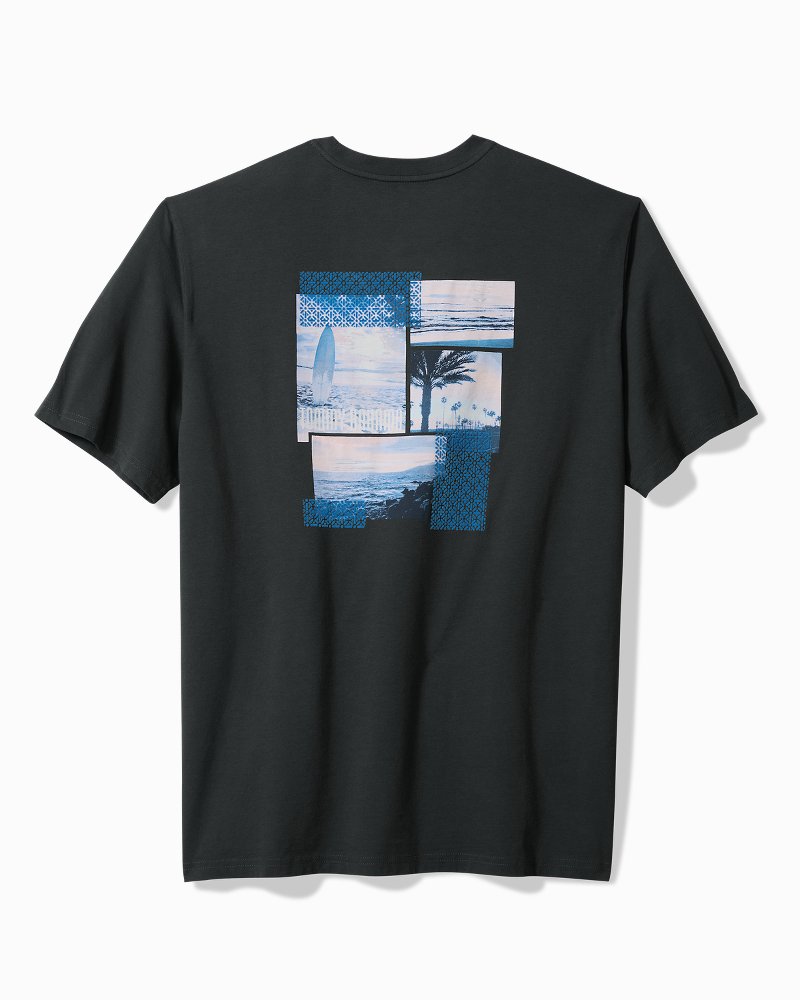 Tommy Bahama | Big & Tall Board in Paradise Graphic T-Shirt / Coal