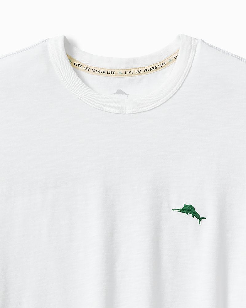 Tommy Bahama | Big & Tall Later Gator Short-Sleeve Lux T-Shirt / White
