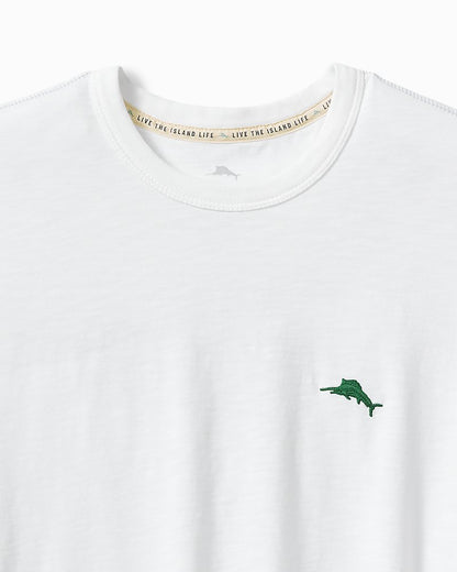 Tommy Bahama | Big & Tall Later Gator Short-Sleeve Lux T-Shirt / White