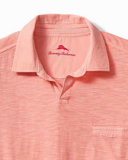 Tommy Bahama | Big & Tall Beach Fade Johnny Collar Polo / Shellrossa