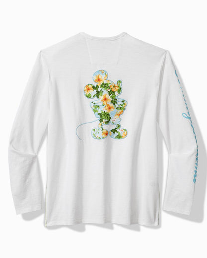 Tommy Bahama | Big & Tall Disney Postcard to Paradise Long-Sleeve Lux T-Shirt / White