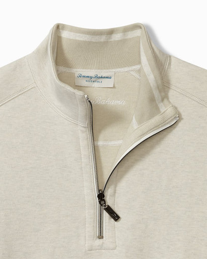 Tommy Bahama | Big & Tall Flip Coast Reversible Half-Zip Sweatshirt / Lychee Hthr