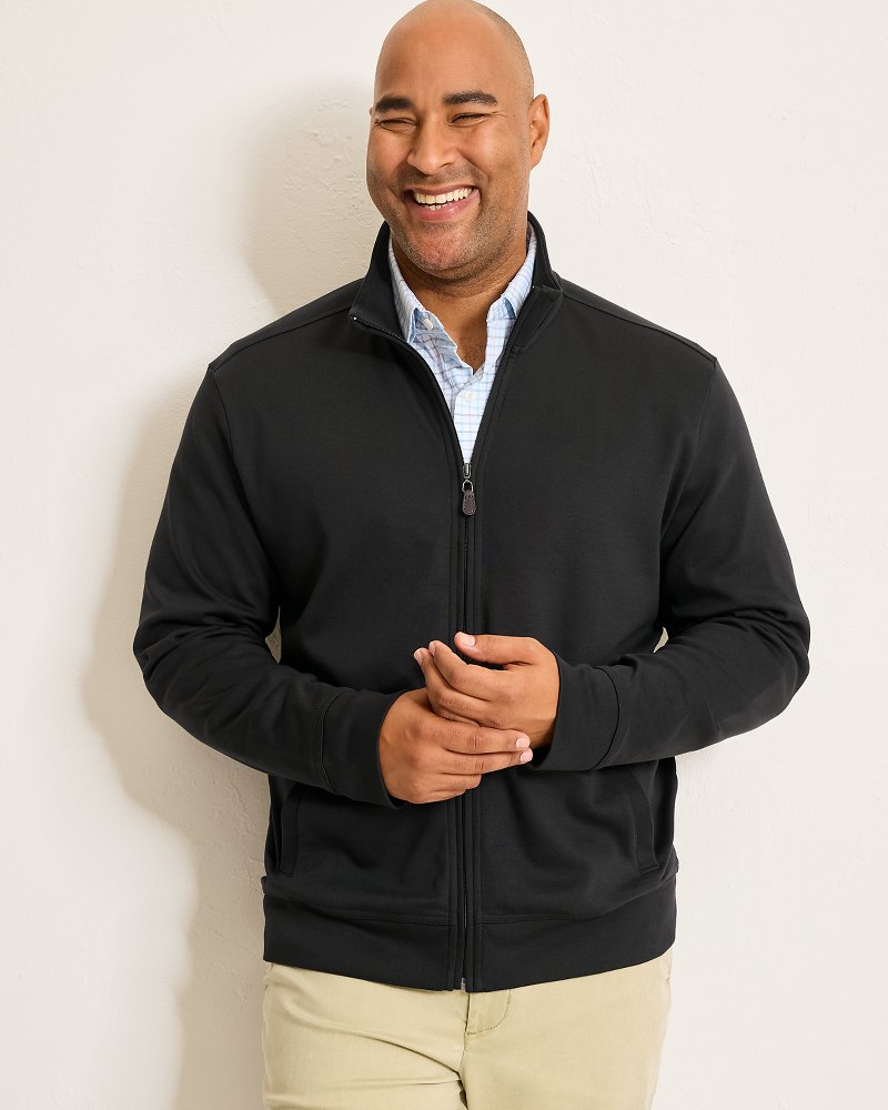 Tommy Bahama | Big & Tall Martinique Full-Zip Jacket / Black