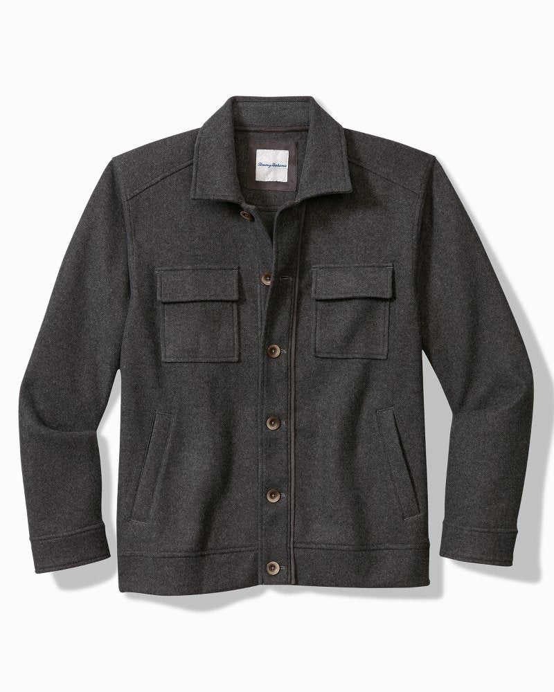Tommy Bahama | Big & Tall Silver Lake CPO Shirt Jacket / Coal