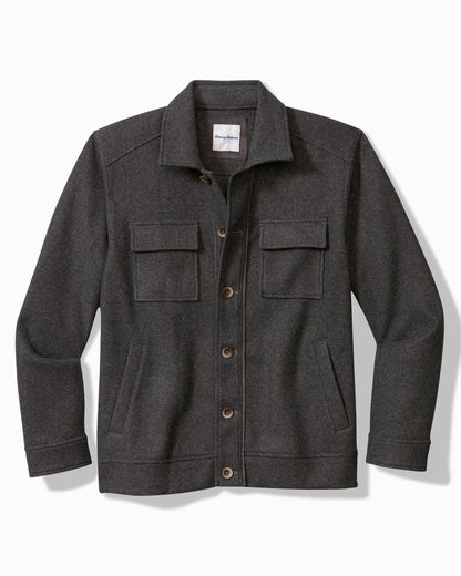 Tommy Bahama | Big & Tall Silver Lake CPO Shirt Jacket / Coal