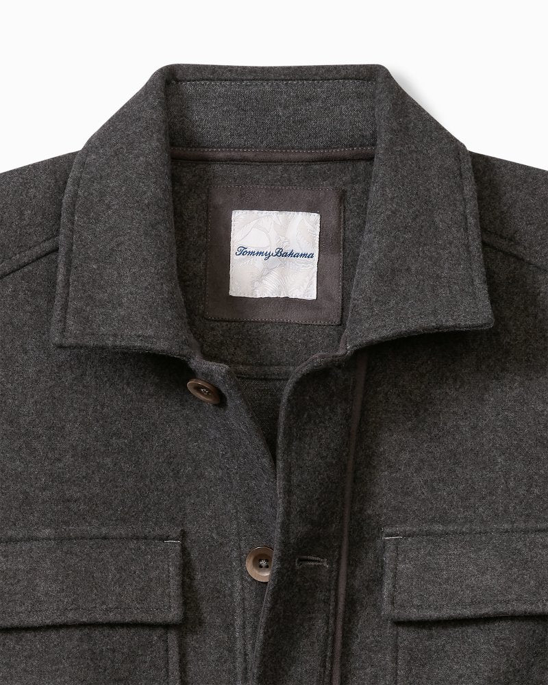 Tommy Bahama | Big & Tall Silver Lake CPO Shirt Jacket / Coal