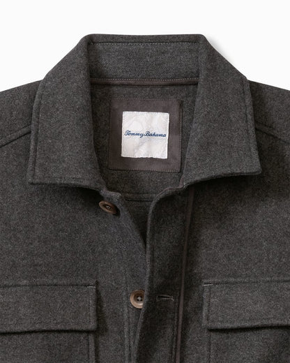 Tommy Bahama | Big & Tall Silver Lake CPO Shirt Jacket / Coal