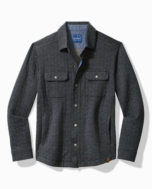 Tommy Bahama | Big & Tall Cobble Hill CPO Shirt Jacket / Ash Grey