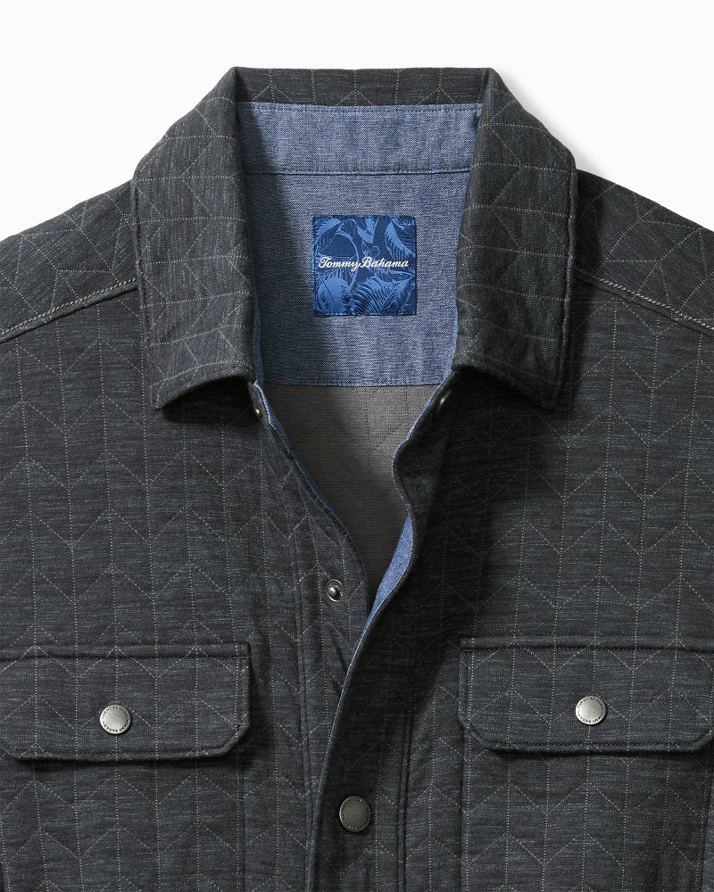 Tommy Bahama | Big & Tall Cobble Hill CPO Shirt Jacket / Ash Grey