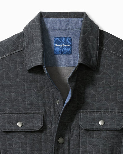 Tommy Bahama | Big & Tall Cobble Hill CPO Shirt Jacket / Ash Grey