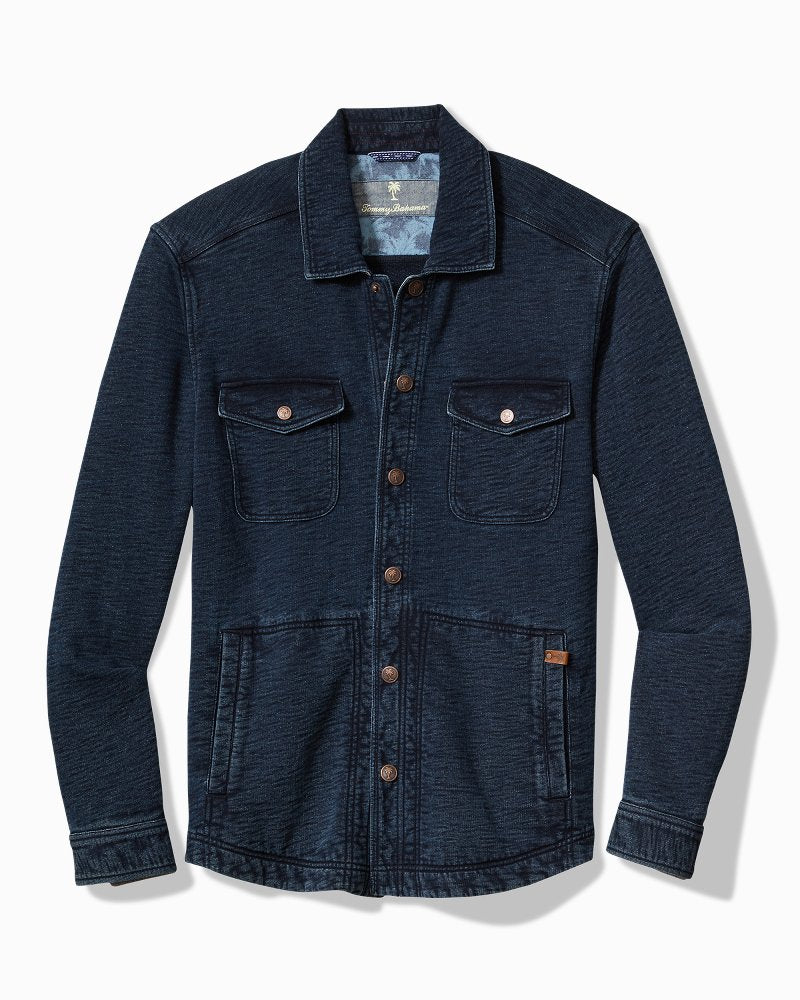 Tommy Bahama | Big & Tall Indigo Paradise CPO Shirt Jacket / Indigo