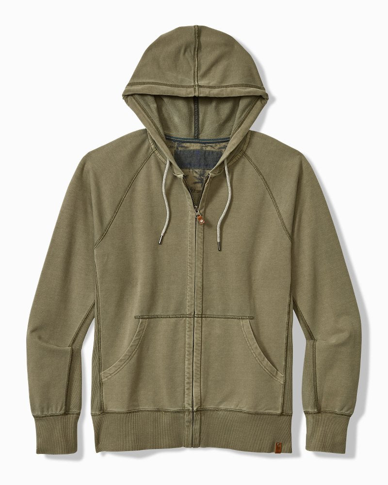 Tommy Bahama | Big & Tall Ben & Terry Full-Zip Sweatshirt / Tea Leaf