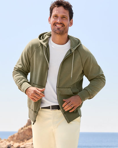 Tommy Bahama | Big & Tall Ben & Terry Full-Zip Sweatshirt / Tea Leaf