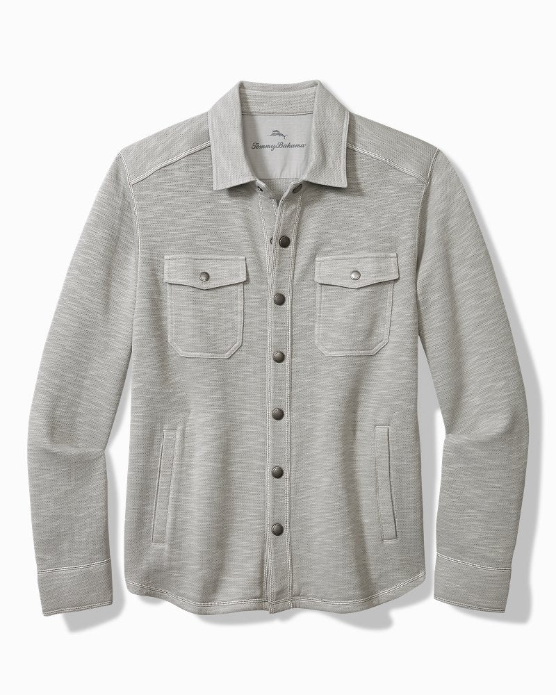 Tommy Bahama | Big & Tall Trinidad CPO Shirt Jacket / Smoke Grey