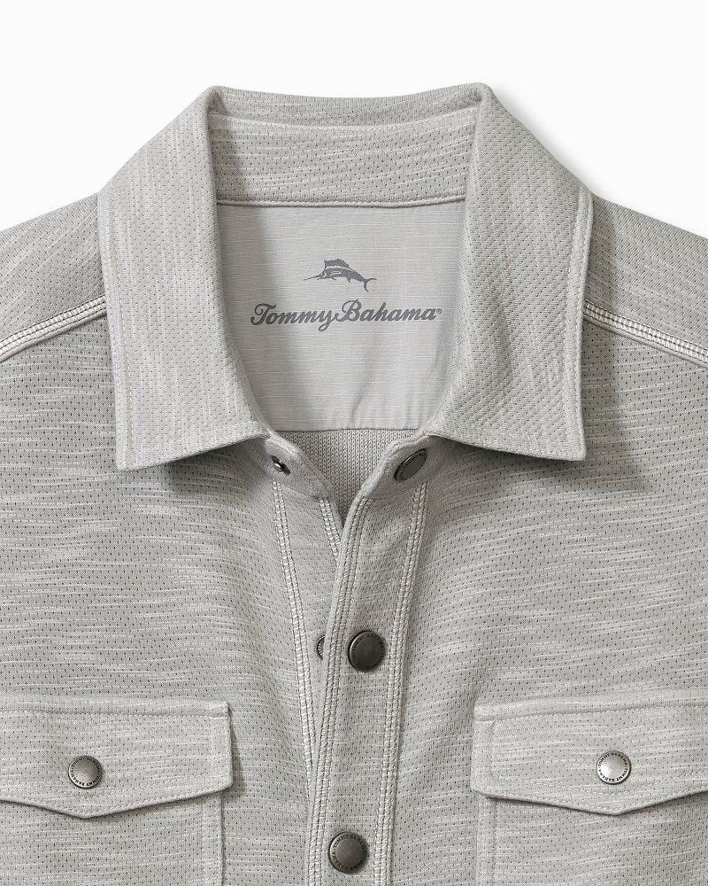 Tommy Bahama | Big & Tall Trinidad CPO Shirt Jacket / Smoke Grey