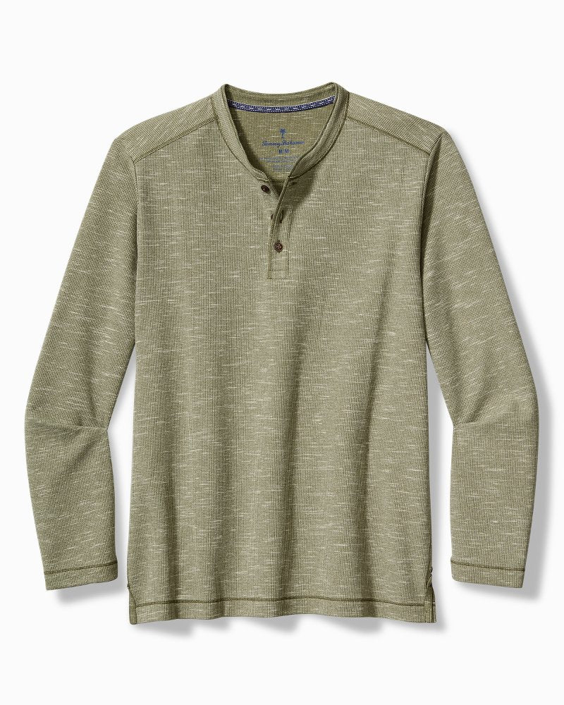 Tommy Bahama | Big & Tall Morro Beach Long-Sleeve Henley / Tea Leaf