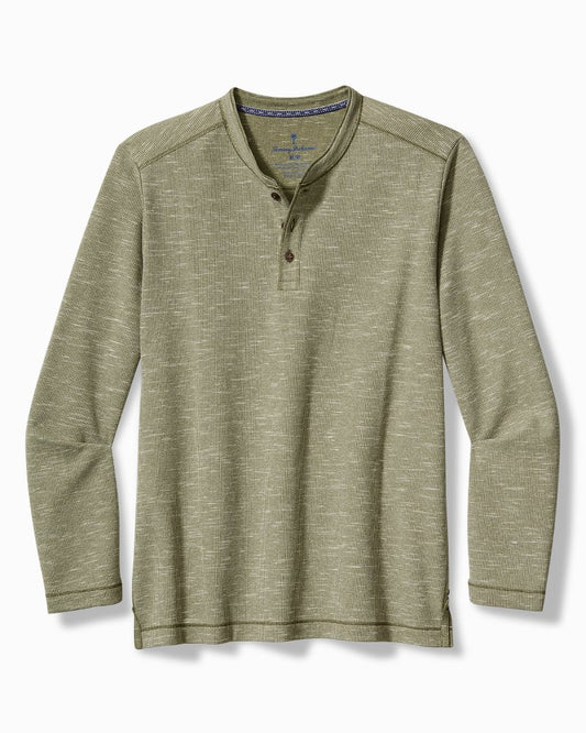 Tommy Bahama | Big & Tall Morro Beach Long-Sleeve Henley / Tea Leaf