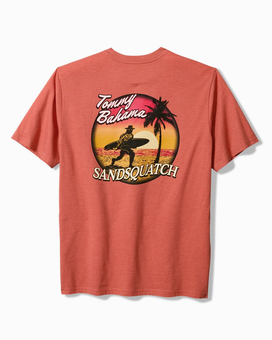 Tommy Bahama | Big & Tall Sandsquatch Pocket T-Shirt / Red Ginger Heather