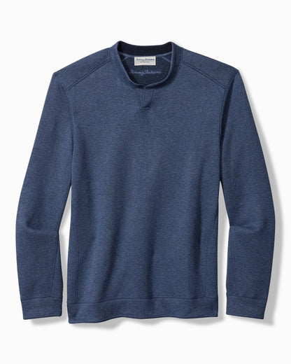 Tommy Bahama | Big & Tall Flip Coast Reversible Abaco Sweatshirt / Blue Note Heather