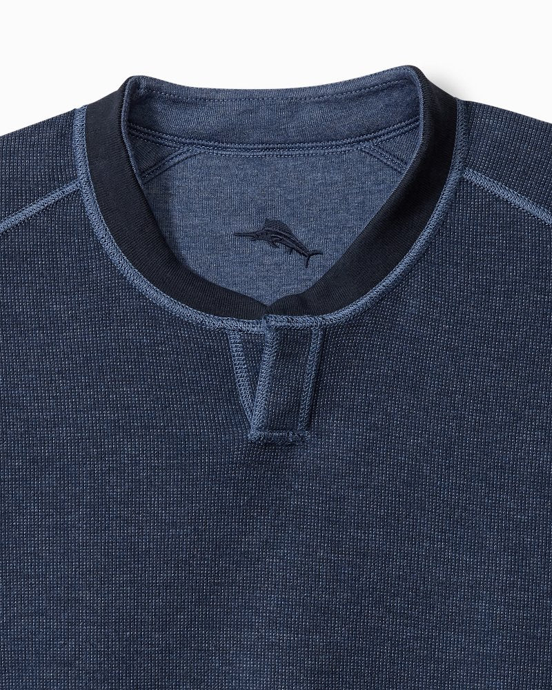 Tommy Bahama | Big & Tall Flip Coast Reversible Abaco Sweatshirt / Blue Note Heather