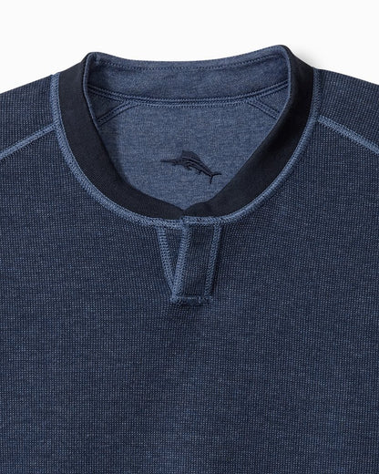 Tommy Bahama | Big & Tall Flip Coast Reversible Abaco Sweatshirt / Blue Note Heather