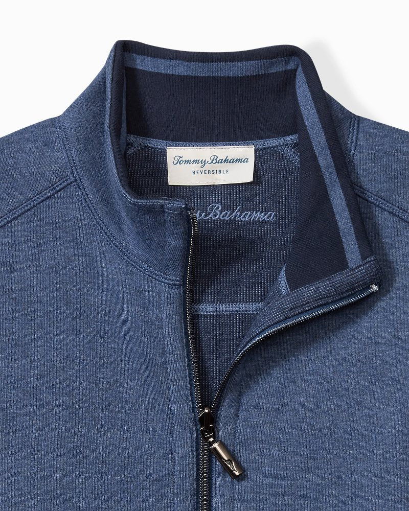 Tommy Bahama | Big & Tall Flip Coast Reversible Vest / Blue Note Heather