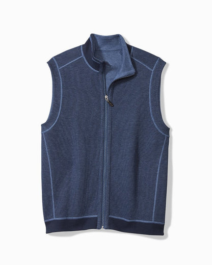 Tommy Bahama | Big & Tall Flip Coast Reversible Vest / Blue Note Heather