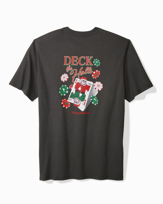 Tommy Bahama | Big & Tall Deck the Halls Graphic T-Shirt / Coal