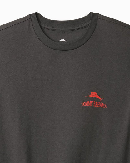 Tommy Bahama | Big & Tall Deck the Halls Graphic T-Shirt / Coal