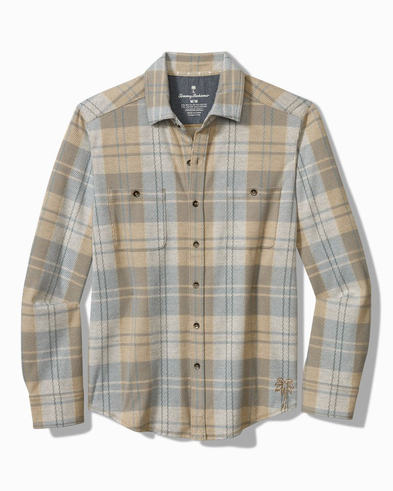 Tommy Bahama | Big & Tall Fireside Modesto Stretch Flannel Shirt / Wind's Breath