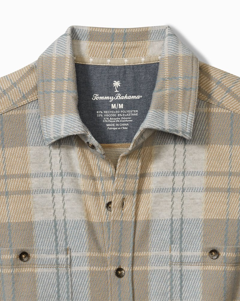 Tommy Bahama | Big & Tall Fireside Modesto Stretch Flannel Shirt / Wind's Breath