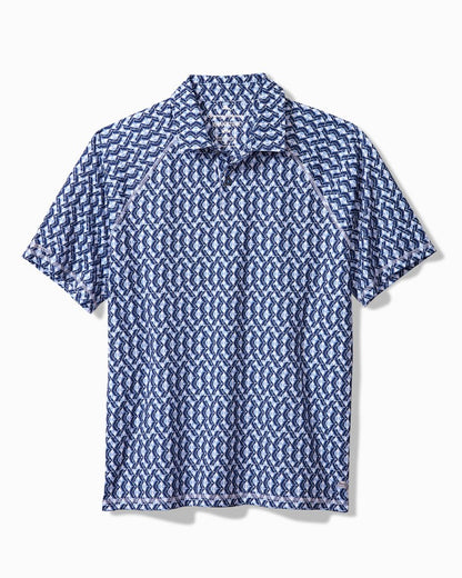 Tommy Bahama | Big & Tall Fresco Geo IslandZone® Polo / Deep Space