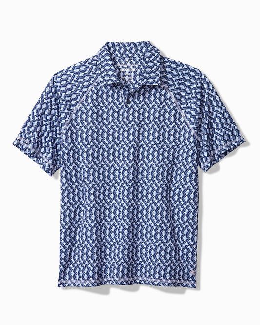 Tommy Bahama | Big & Tall Fresco Geo IslandZone® Polo / Deep Space