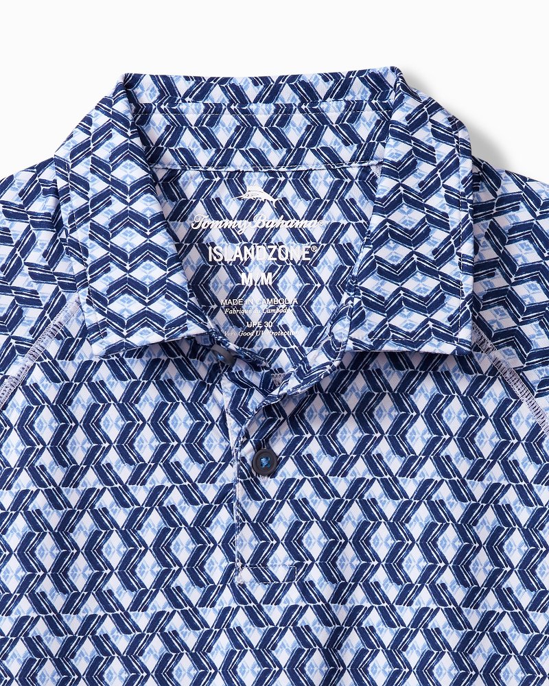 Tommy Bahama | Big & Tall Fresco Geo IslandZone® Polo / Deep Space