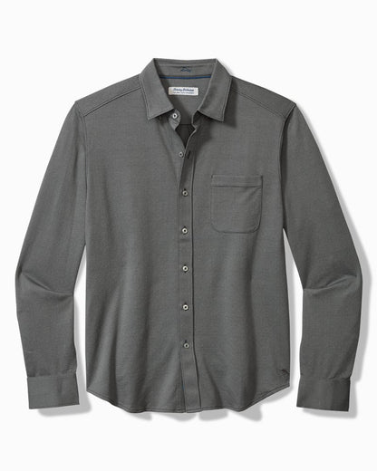 Tommy Bahama | Big & Tall San Lucio Diamond Isles Knit Stretch Shirt / Turbulence