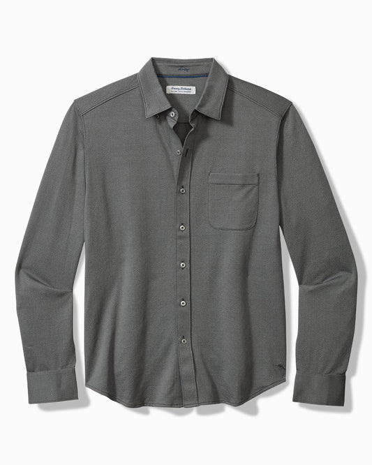 Tommy Bahama | Big & Tall San Lucio Diamond Isles Knit Stretch Shirt / Turbulence
