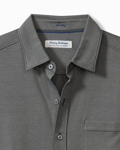 Tommy Bahama | Big & Tall San Lucio Diamond Isles Knit Stretch Shirt / Turbulence